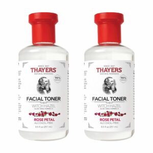 Thayers witch hazel rose petal toner bottle for mature skin