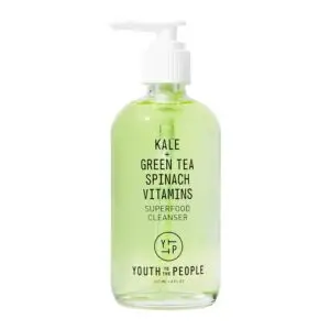 Youth To The People Superfood Cleanser with kale and spinach, antioxidant-rich best facial cleanser for mature sk