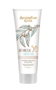 Australian Gold Botanical tinted sunscreen for mature skin