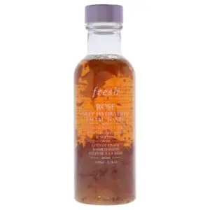 Fresh rose deep hydration facial toner with rose petals