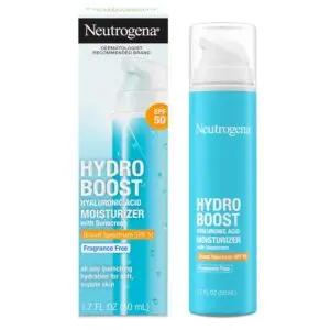 Neutrogena Hydro Boost Water Gel SPF 50 for mature skin over 40