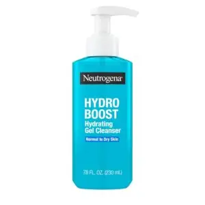 Neutrogena Hydro Boost Hydrating Cleansing Gel with hyaluronic acid for mature dehydrated skin