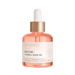 Biossance Squalane Vitamin C Rose Oil for mature skin over 40