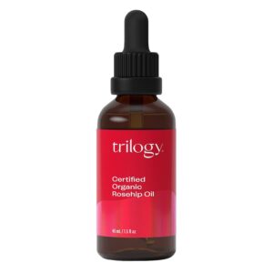 Trilogy certified organic rosehip oil packaging