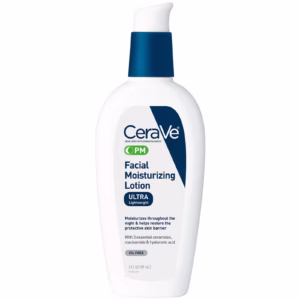 CeraVe PM Facial Moisturizing Lotion with niacinamide for mature skin