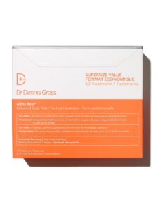 "Dr. Dennis Gross Alpha Beta Daily Peel professional exfoliator for mature skin"