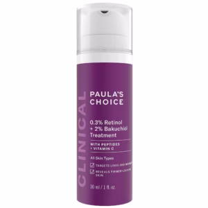 Paula's Choice CLINICAL 0.3% Retinol + 2% Bakuchiol Treatment for mature skin over 40