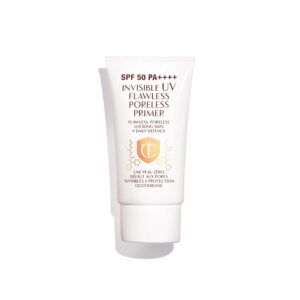 Charlotte Tilbury Invisible UV Flawless Makeup Primer SPF 50 for mature skin over 40
