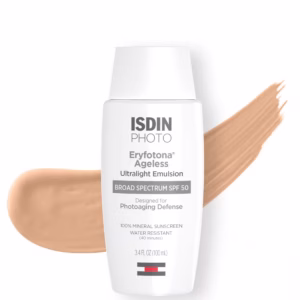 ISDIN Eryfotona Ageless Tinted Mineral Sunscreen for mature skin over 40
